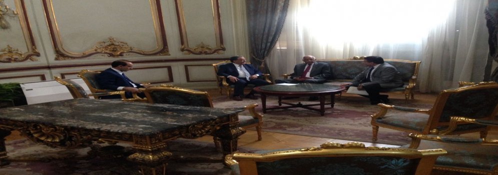 Visit of His Excellency Prof. Dr. Ali Abdel Aal, President of the House of Representatives to Ain Shams University